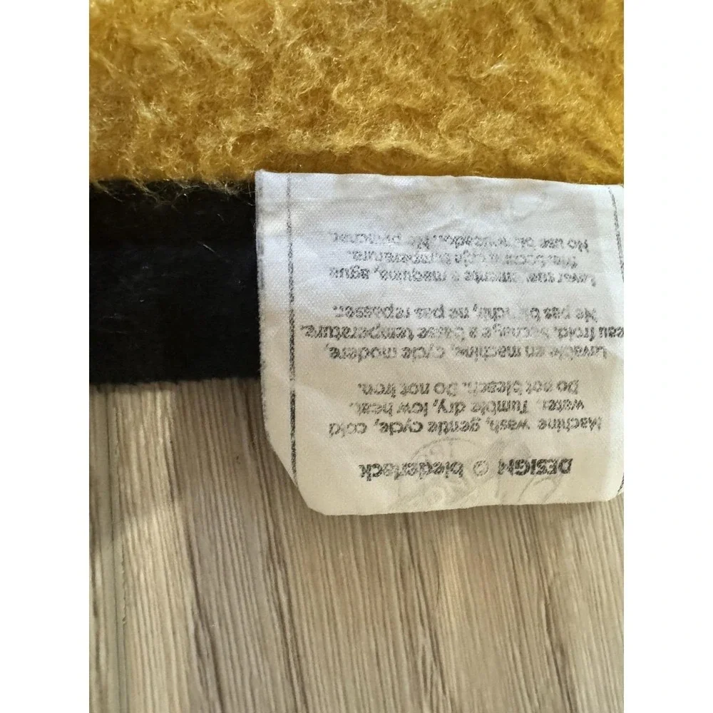 VTG 90's WCW Goldberg Fuzzy Throw Blanket Soft WWE Rare Pro Wrestling Biederlack
